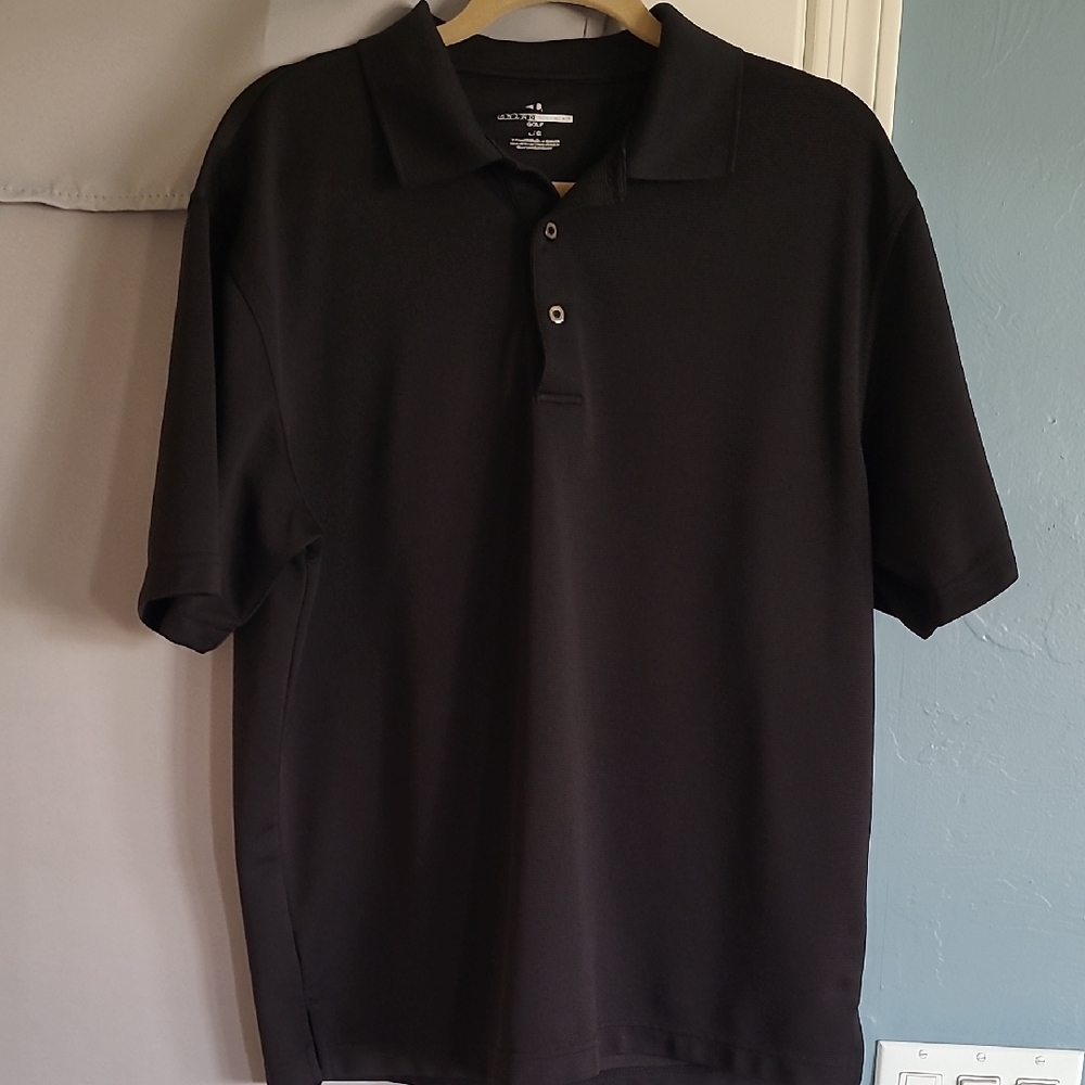 Grand Slam Black Polo Shirt Classic Short-Sleeved